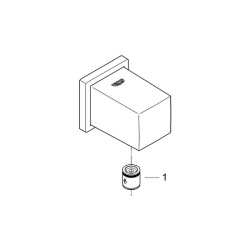Шланговое подключение Grohe Euphoria Cube 27704000 Хром