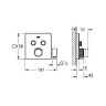 Смеситель для душа Grohe Grohtherm SmartControl 29125000 с термостатом Хром