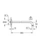 Кронштейн для верхнего душа Grohe Rainshower 28361000 Хром