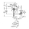 Смеситель для биде Grohe Euroeco 23263000 Хром