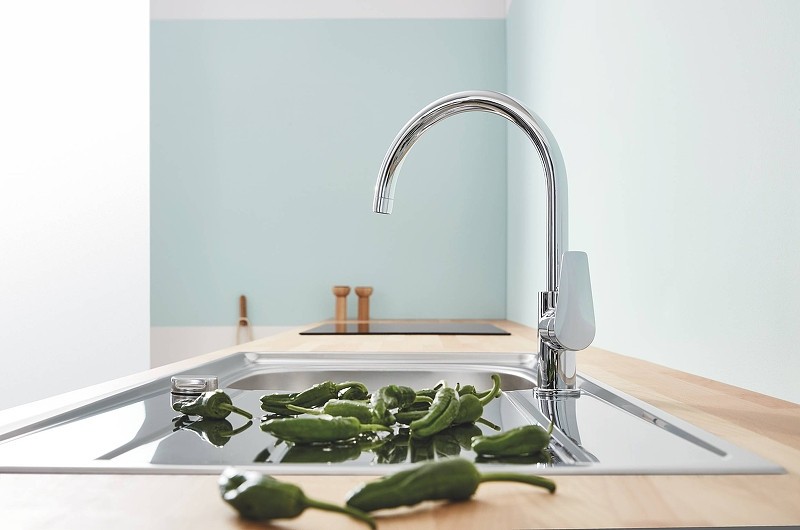 Смеситель для кухни Grohe BauEdge 31367001 Хром