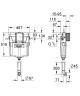 смывной бачок Grohe GD2 38661000 без клавиши