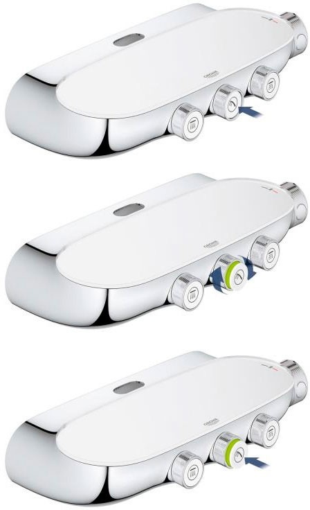 Душевая система Grohe Rainshower System SmartControl 360 Duo 26250000 Хром