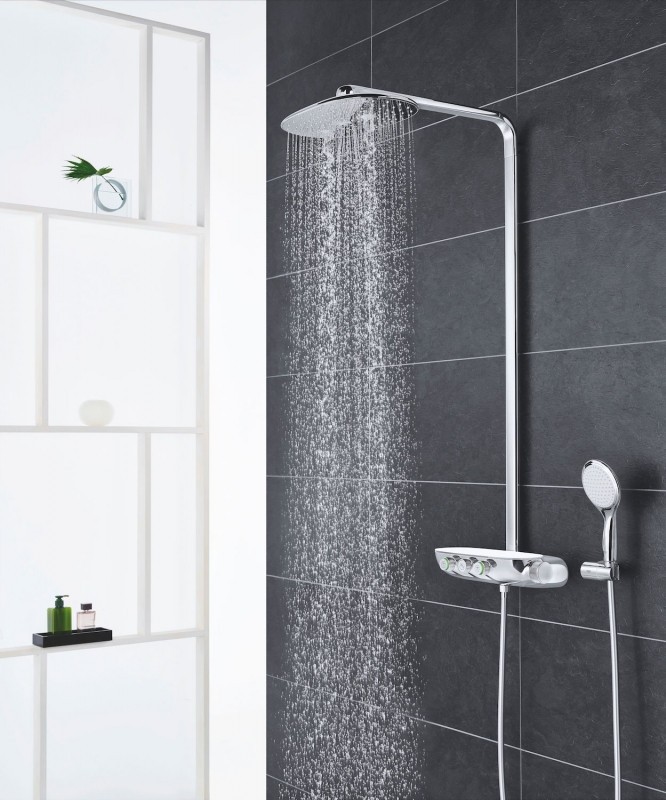 Душевая система Grohe Rainshower System SmartControl 360 Duo 26250000 Хром