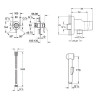 Гигиенический душ Grohe BauClassic 124434 Хром