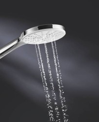 Ручной душ Grohe Rainshower SmartActive 26574LS0 Белая луна Хром