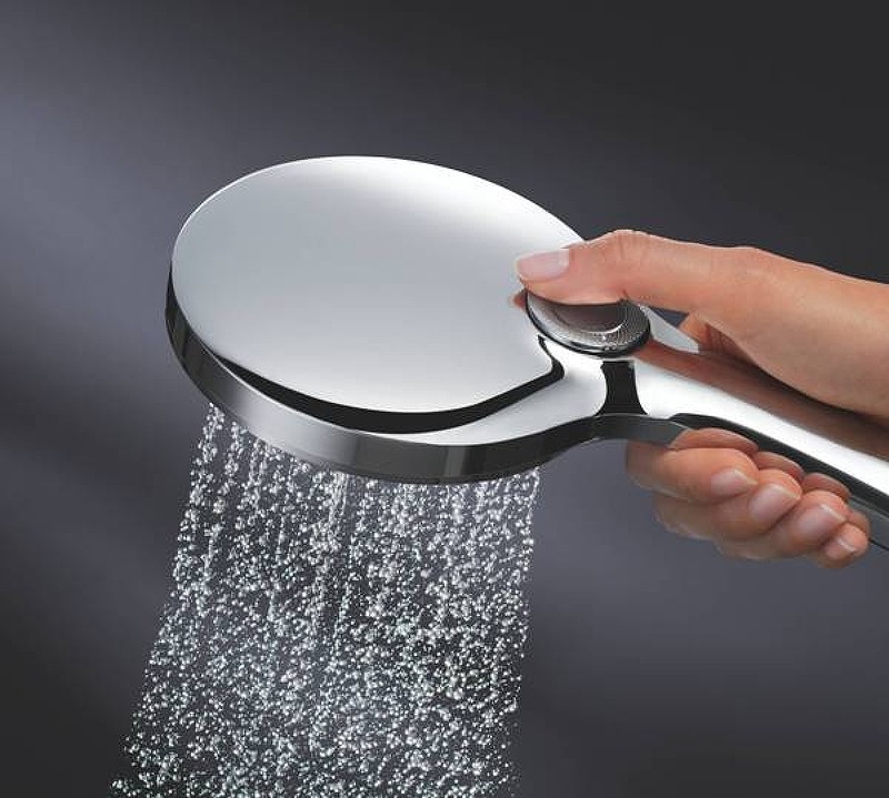 Ручной душ Grohe Rainshower SmartActive 26574LS0 Белая луна Хром
