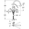 Смеситель для кухни Grohe BauFlow 31230001 Хром