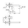 Смеситель для раковины Grohe Essence+ 19967001 Хром