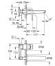 Смеситель для раковины Grohe BauLoop 20289001 Хром