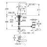 Смеситель для раковины Grohe Essence+ 32628001 Хром