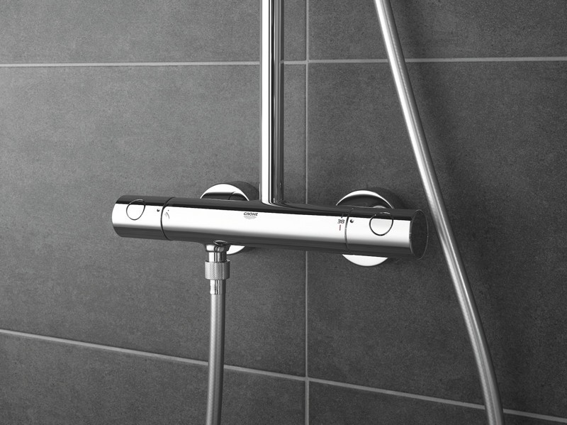 Душевая система Grohe Tempesta Cosmopolitan 27922001 с термостатом Хром