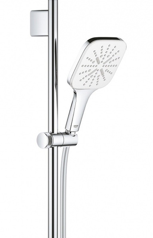 Душевой гарнитур Grohe Rainshower SmartActive 130 Cube 26584LS0 Белая луна