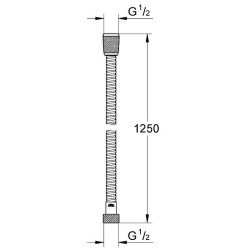 Душевой шланг Grohe Relexaflex Metal Long-Life 28142002 Хром