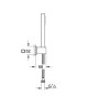 Душевой гарнитур Grohe Euphoria Cube 27889000 Хром