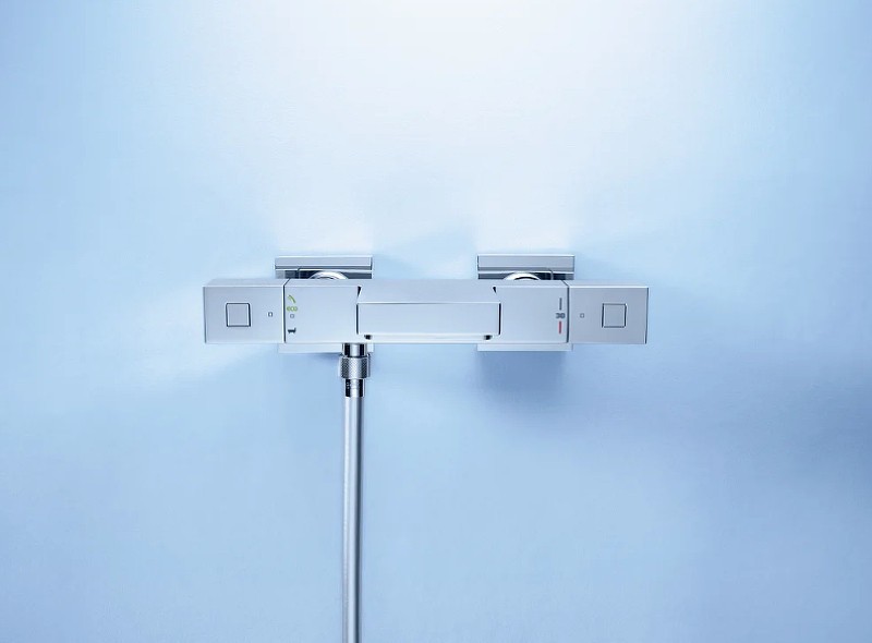 Смеситель для ванны Grohe Grohtherm Cube 34497000 с термостатом