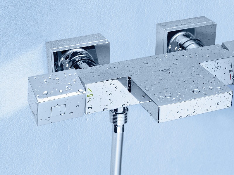 Смеситель для ванны Grohe Grohtherm Cube 34497000 с термостатом