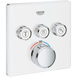 Смеситель для душа Grohe Grohtherm SmartControl 29157LS0 с термостатом Белая луна