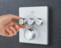Смеситель для душа Grohe Grohtherm SmartControl 29157LS0 с термостатом Белая луна
