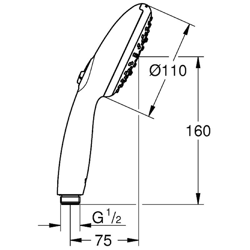 Ручной душ Grohe Tempesta 110 28419003 Хром