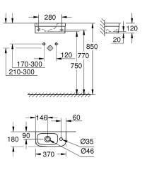 Раковина Grohe Euro Ceramic 37 39327000