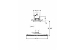Верхний душ Grohe Rainshower SmartActive 26477000