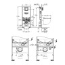 монтажная рама Grohe Rapid SLX 39598000 для унитаза без клавиши