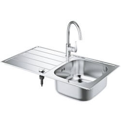 Кухонная мойка со смесителем Grohe K200 31562SD1 Нержавеющая сталь
