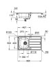 Кухонная мойка со смесителем Grohe K200 31562SD1 Нержавеющая сталь