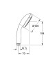 Ручной душ Grohe Tempesta Classic 27852001 Хром