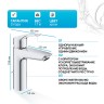 Смеситель для раковины Grohe Eurosmart 23323003 Хром