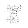 Смеситель для ванны Grohe Lineare New 33849DC1 Суперсталь