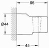 Держатель ручного душа Grohe Relexa Plus 28622000 Хром