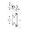 Смеситель для душа Grohe Grohtherm 800 34558000 с термостатом Хром