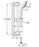 Душевой гарнитур Grohe Euphoria 110 Mono 27267001 Хром