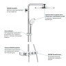 Душевая система Grohe SmartControl 26507LS0 с термостатом