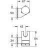 Держатель ручного душа Grohe Tempesta 27595000 Хром
