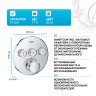 Смеситель для душа Grohe Grohtherm SmartControl 29121000 с термостатом Хром