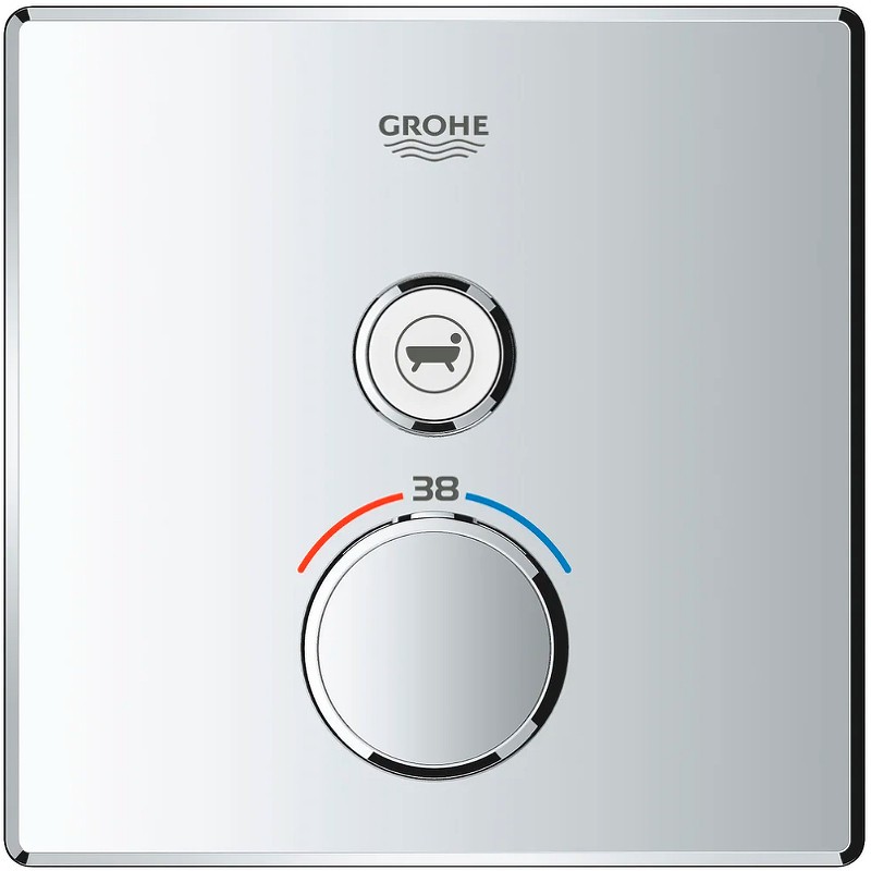 Смеситель для душа Grohe Grohtherm SmartControl 29123000 с термостатом Хром