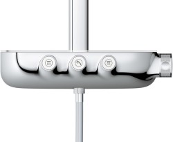 Душевая система Grohe Rainshower System 26250LS0 с термостатом Белая луна
