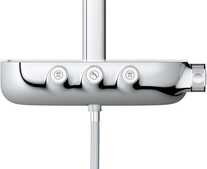 Душевая система Grohe Rainshower System 26250LS0 с термостатом Белая луна