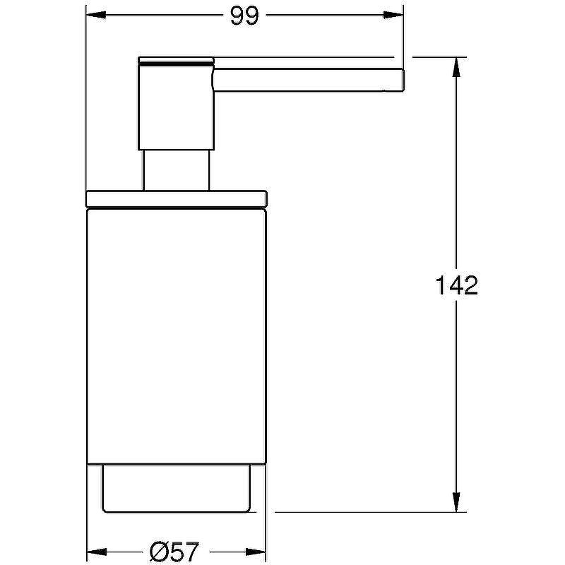 Дозатор для жидкого мыла Grohe Selection 41028000 Хром