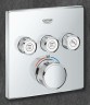 Смеситель для душа Grohe Grohtherm SmartControl 29126000 с термостатом Хром