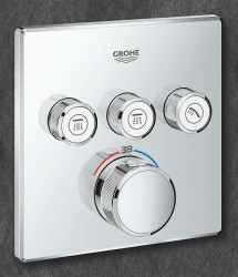 Смеситель для душа Grohe Grohtherm SmartControl 29126000 с термостатом Хром
