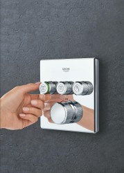 Смеситель для душа Grohe Grohtherm SmartControl 29126000 с термостатом Хром