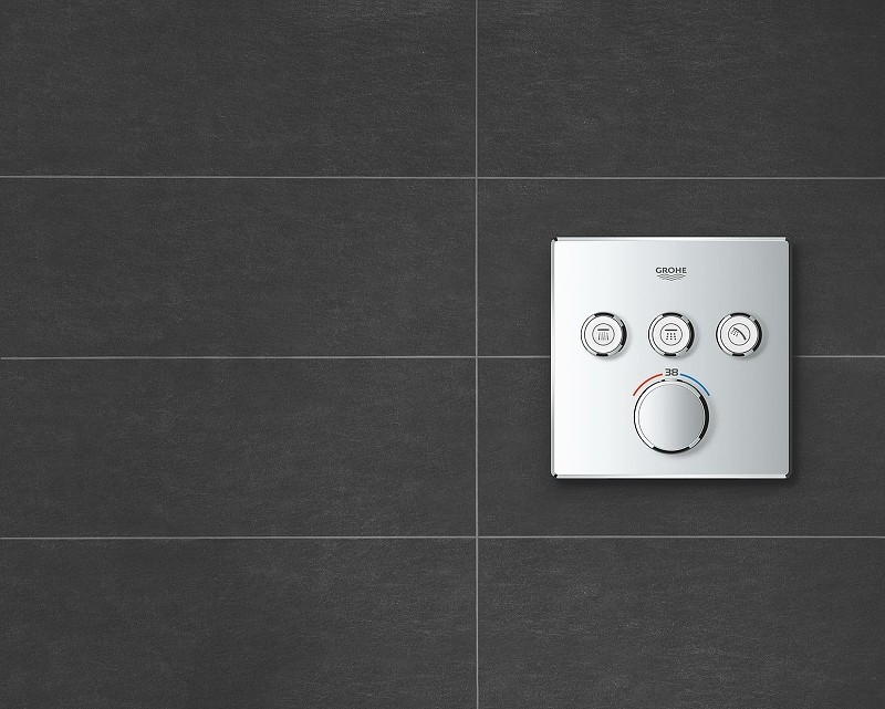 Смеситель для душа Grohe Grohtherm SmartControl 29126000 с термостатом Хром