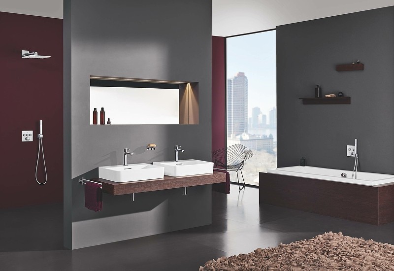 Смеситель для душа Grohe Grohtherm SmartControl 29126000 с термостатом Хром