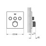 Смеситель для душа Grohe Grohtherm SmartControl 29126000 с термостатом Хром
