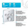 Смеситель для душа Grohe Grohtherm SmartControl 29126000 с термостатом Хром