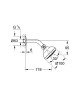 Верхний душ Grohe Tempesta 100 26088001 Хром